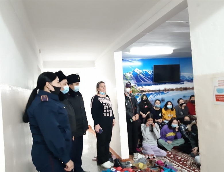 Профилактика правонарушений  среди жильцов общежития ВКГК имени Абая