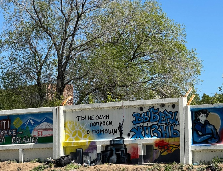 Волонтеры на Graffity Battle «Территория закона»