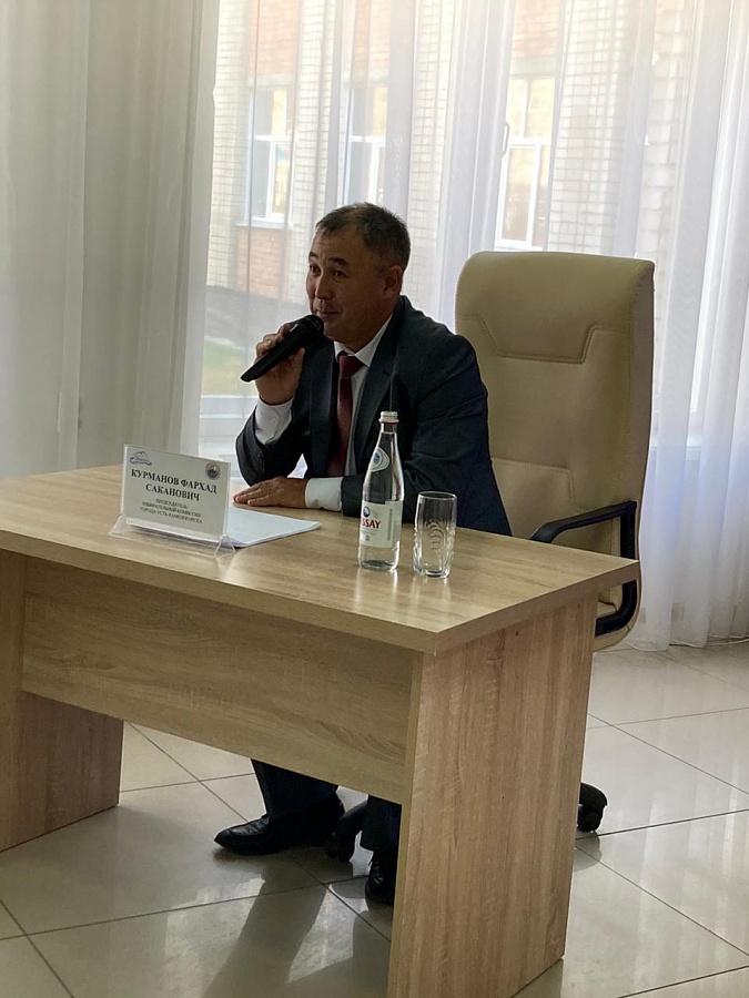 Встреча Председателя избирательной комиссиия  города Усть-Каменогорск Курманова Ф.С. активной молодежью