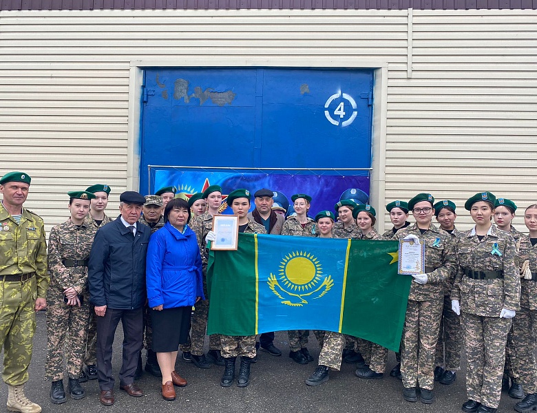  Строевой и песенный конкурс клубов «Жас сарбаз»